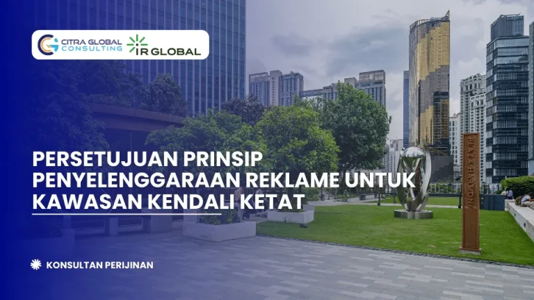 Persetujuan Prinsip Penyelenggaraan Reklame untuk Kawasan Kendali Ketat