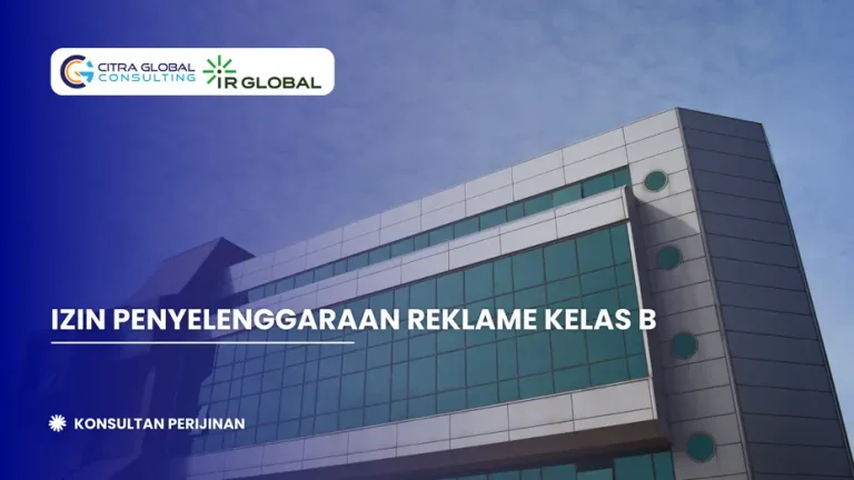 Izin Penyelenggaraan Reklame Kelas B