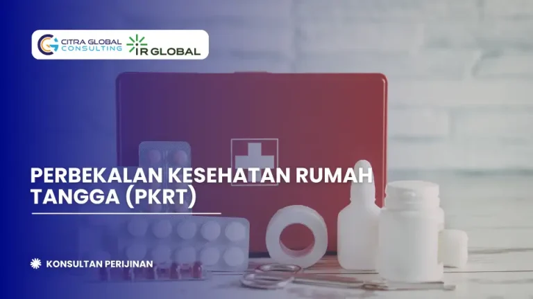 Pendampingan izin edar PKRT (Perbekalan Kesehatan Rumah Tangga) resmi Kemenkes. Proses legal, cepat, dan akurat untuk produk lokal & impor.